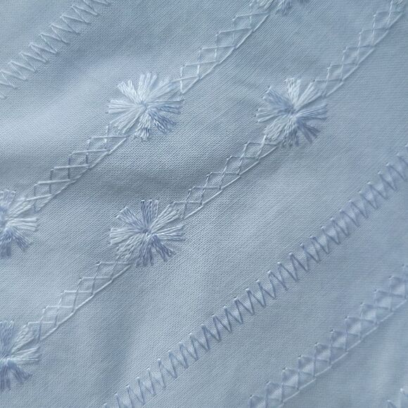 🦋EUC Rabbit Rabbit Rabbit White Cotton Eyelet Lace Sleeveless Summer Dress SZ16 - Picture 7 of 12